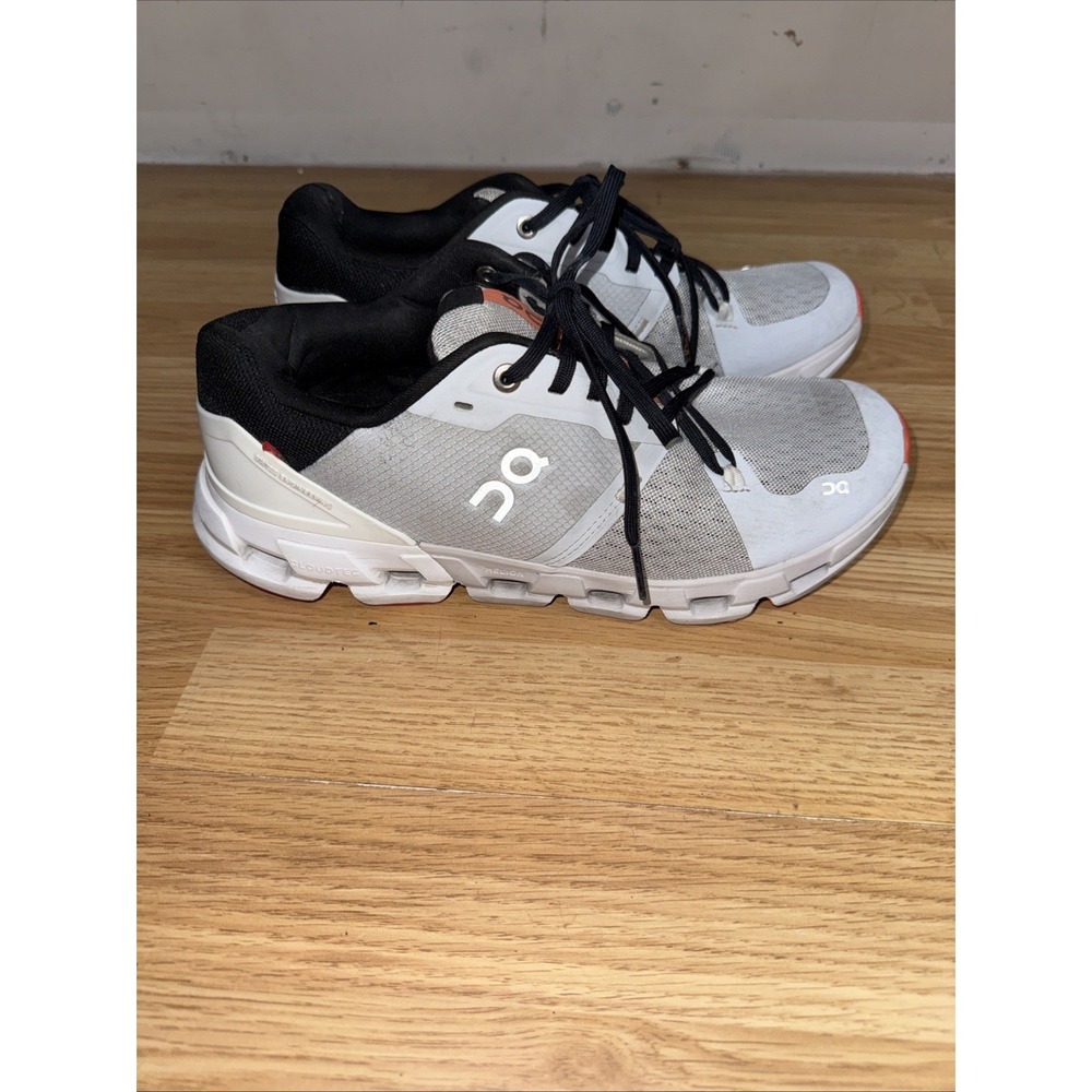 On Cloudflyer 4 Mens Size 8.5 Black Gray Orange Running Shoes Sneakers 71.97933 - Picture 4 of 7